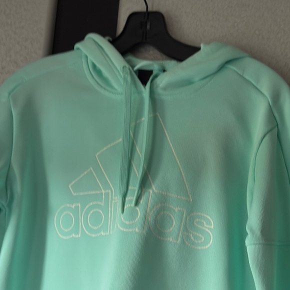 Adidas Mint Green Hoodie size small - Picture 3 of 9